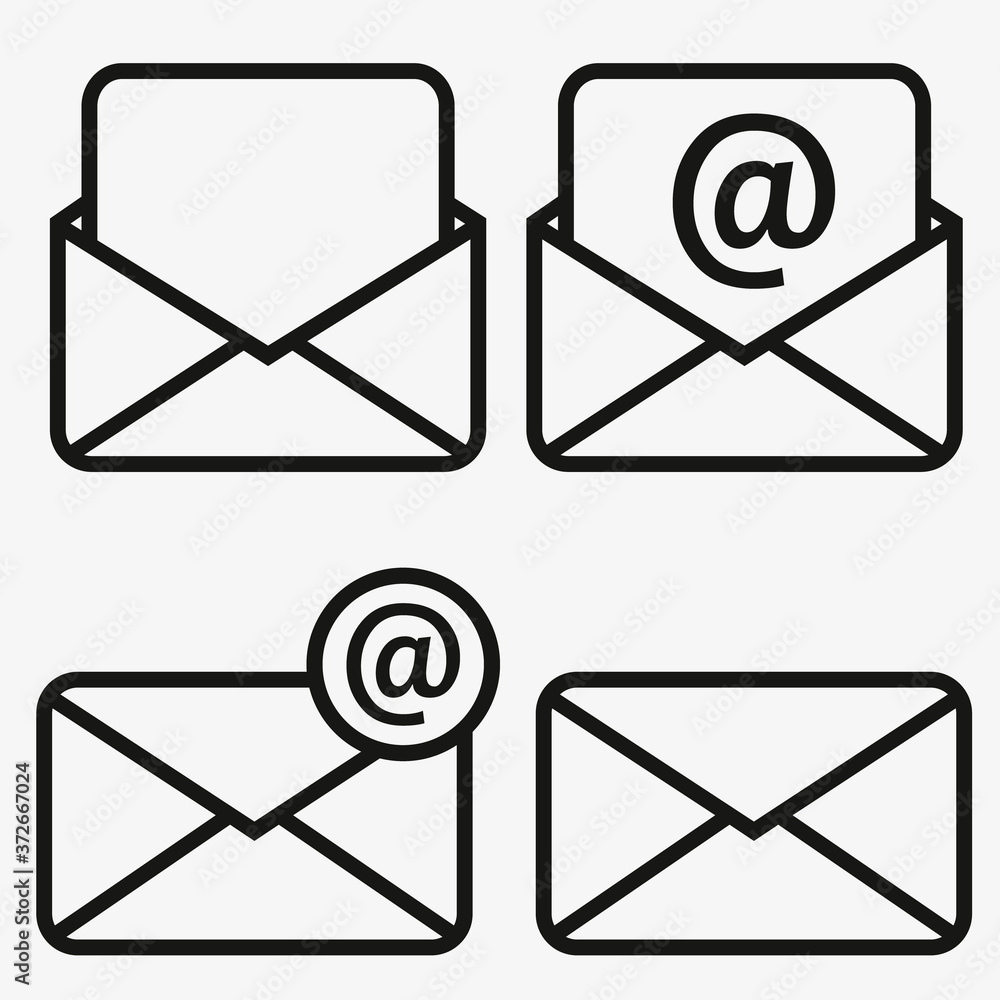 Poster mail vector icon