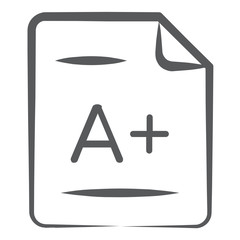 
Doodle style of grade sheet, result report sheet
