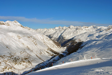 Obergurgl Hochgurgl Otztal Ski resort in the Western Tyrol Austrian Alps Austria
