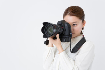 撮影するフォトグラファー