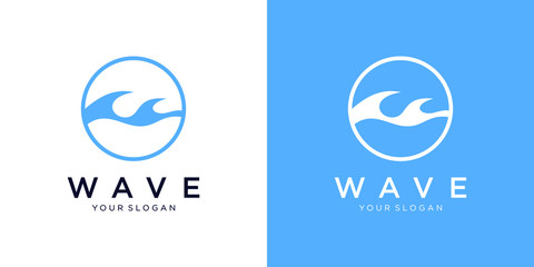 creative wafe logo design premium vector