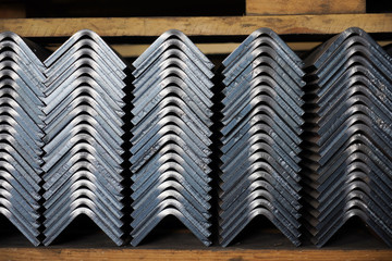 Factory for the manufacture of metal parts, pipes, spares close up