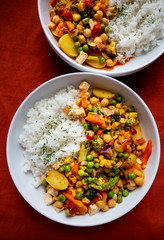 rice with vegetables