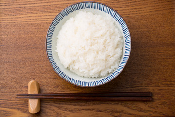 白米と箸