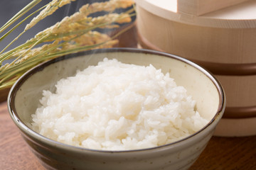 白米と稲穂