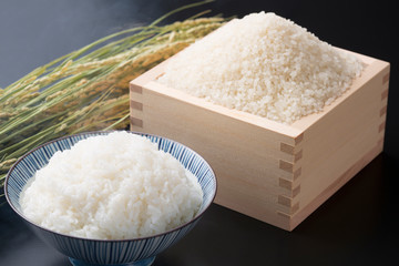 白米と稲穂