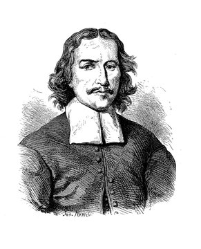 Otto von Guericke (1602 - 1686) German scientist, inventor, and politician, pioneer of studies on the physics of the vacuum, important figure of the Enlightenment and the Scientific Revolution