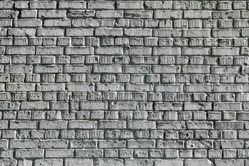 the old white brick wall