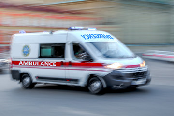 ambulance on emergency car