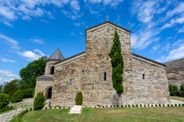 Fototapeta na wymiar Mediaeval orthodox church Zedazeni near Mtskheta, Travel to Georgia