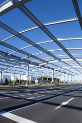 若洲海浜公園沿いの道路