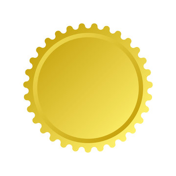 Blank Gold Seal