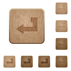 Return key wooden buttons