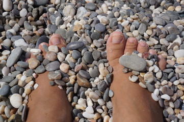 pebbles on the beach