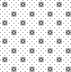 seamless pattern with black and white dots