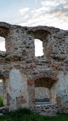 Ruins of an Ancient Medieval Castle Dobele Latvia.  the Historical Region of Zemgale, in Latvia, Was Built in 1335 by the Livonian Ordern.