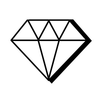 diamond pop art line style