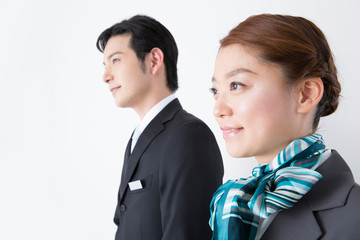 ホテルのフロントスタッフ