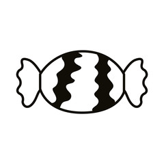 sweet candy halloween line style icon