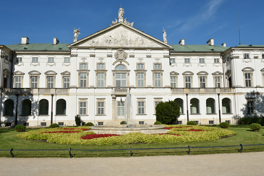 The Krasiński Palace also known as the Palace of the Commonwealth