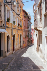 Fototapeta premium Piran Back Streets in Slovenia