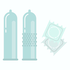 Condoms set icon vector illustration design latex