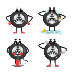 wheel character set