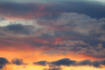 Obraz premium magischer Wolkenhimmel