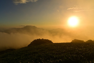 瓶ヶ森と石鎚山の夏