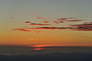 瓶ヶ森と石鎚山の夏