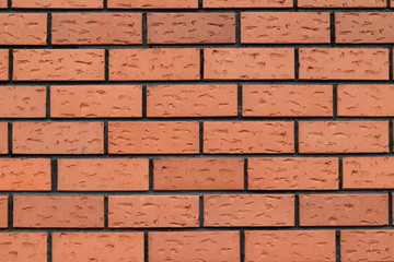 Background red brick wall