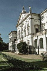 Fototapeta na wymiar The Krasiński Palace also known as the Palace of the Commonwealth