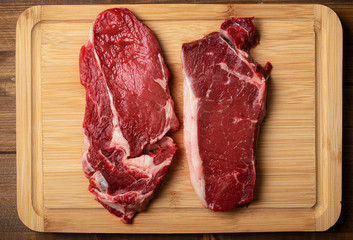 ribeye meat background. steak, fresh raw beef, background.
