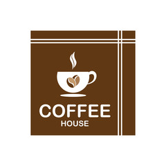 Coffee Cafe Logo Design Icon Vector