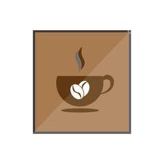 Coffee Cafe Logo Design Icon Vector