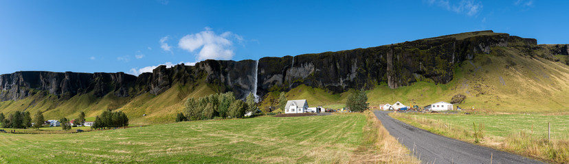 Fototapeta na wymiar Panorama Beautiful landscape of Iceland, Summertime