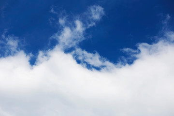 simple blue sky with white clouds, outdoor nature
- 372702023