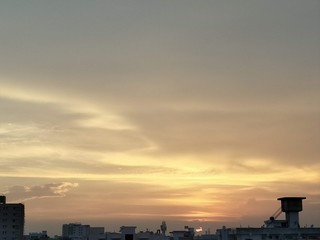 Sunset over the City
