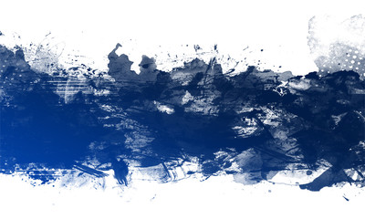 Obraz premium Blue Abstract Artistic Watercolor Paint Background 