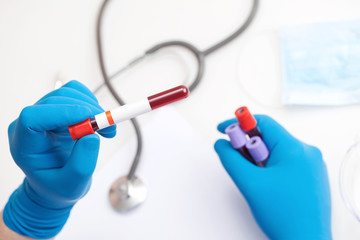 Coronavirus 2019-nCoV Blood Sample.