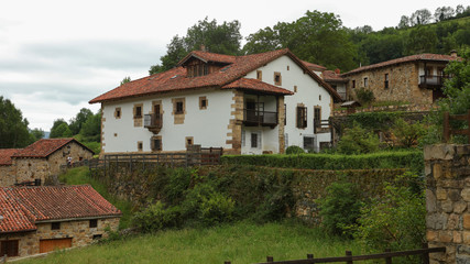 Fototapeta na wymiar Casona de Tudanca, Cantabria, España