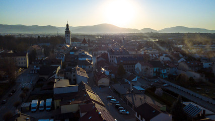 Zdjęcie z drona, Polska, Żywiec © Marcin