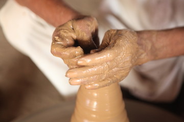 hands of a potter