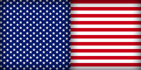 american elections vote seamless patterns set. collection of patterns with democratic civil society slogans, stars and stripes flag signs. design for advertising products and printing