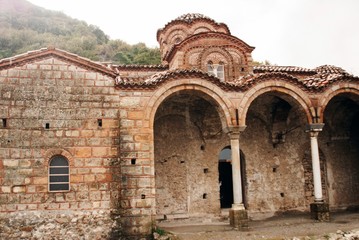 Old byzantine church in Laconia region, southern Greece.