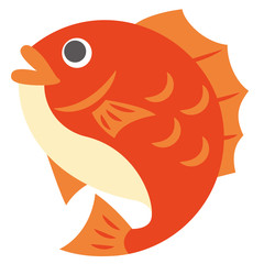 シンプルな鯛-Red snapper - obrazy, fototapety, plakaty