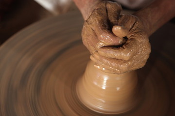 hands of a potter