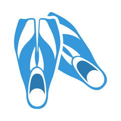 Icon Of Swimming Flippers