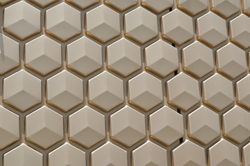 seamless pattern with hexagons