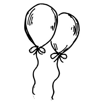 Hand Drawn Balloon Element Balloon Lineart PNG Transparent And Clipart  Image For Free Download  Lovepik  401419826
